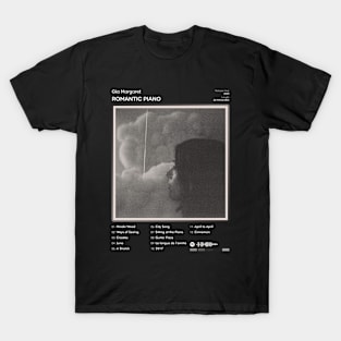 Gia Margaret - Romantic Piano Tracklist Album T-Shirt